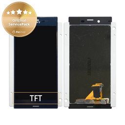 Sony Xperia XZ F8331 - LCD Displej + Dotykové Sklo (Forest Blue) - 1304-9085 Genuine Service Pack