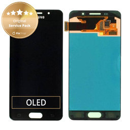 Samsung Galaxy A3 A310F (2016) - LCD Displej + Dotykové Sklo (Black) - GH97-18249B, GH97-19803B Genuine Service Pack