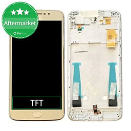 Motorola Moto E4 Plus XT1771 - LCD Displej + Dotykové Sklo + Rám (Gold) TFT