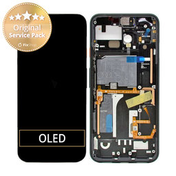 Google Pixel 4 - LCD Displej + Dotykové sklo + Rám (Clearly White) - 20GF2WW0014 Genuine Service Pack