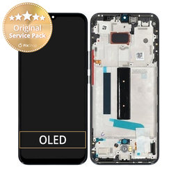 Xiaomi Mi 10 Lite - LCD Displej + Dotykové Sklo + Rám (Cosmic Grey) - 56000400J900 Genuine Service Pack