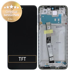 Xiaomi Redmi Note 9S - LCD Displej + Dotykové Sklo + Rám (Glacier White) - 560002J6A100 Genuine Service Pack