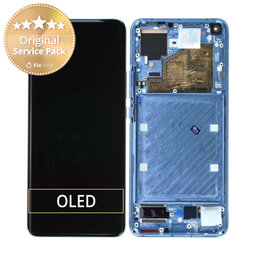 Xiaomi Mi 11 - LCD Displej + Dotykové Sklo + Rám (Horizon Blue) - 56000500K200 Genuine Service Pack