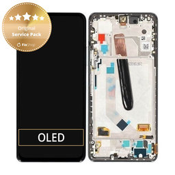 Xiaomi Mi 11i - LCD Displej + Dotykové sklo + Rám (Cosmic Black) - 5600030K1100 Genuine Service Pack