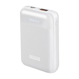 SBS - PowerBank 10 000 mAh, USB, USB-C PowerDelivery 20W, bílá