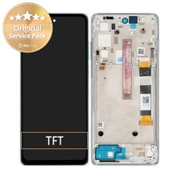 Motorola Moto G200 XT2175 - LCD Displej + Dotykové Sklo + Rám (Glacier Green) - 5D68C20182 Genuine Service Pack