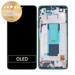 Xiaomi Redmi Note 11 Pro+ 5G 220333QAG - LCD Displej + Dotykové sklo + Rám (Forest Green) - 560001K16U00 Genuine Service Pack