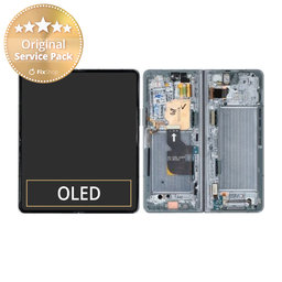 Samsung Galaxy Z Fold 4 F936B - LCD Displej + Dotykové Sklo + Rám (Graygreen) - GH82-29461B, GH82-29462B Genuine Service Pack