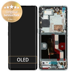 Oppo Find X2 Pro - LCD Displej + Dotykové Sklo + Rám (Green) - 4905189 Genuine Service Pack