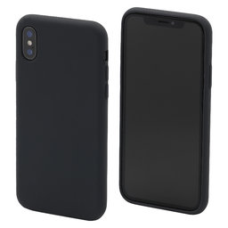 FixPremium - Silikonové Pouzdro pro iPhone X a XS, space grey