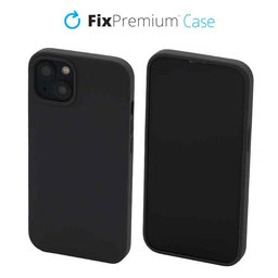 FixPremium - Silikonové Pouzdro pro iPhone 13, space grey