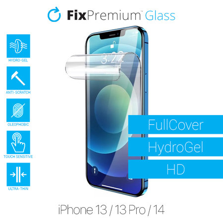 FixPremium HydroGel HD - Ochranná Fólie pro iPhone 13, 13 Pro a 14