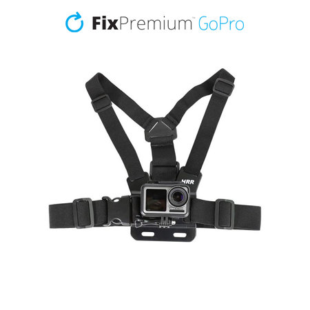 FixPremium - Držák na Telo pro GoPro, čierny