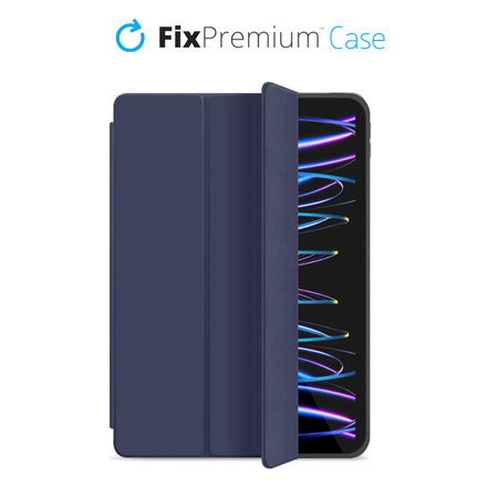 FixPremium - Flip Silikonové Pouzdro pro iPad Pro 11" (3rd, 4th Gen), modrá