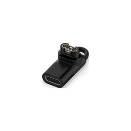 FixPremium - Redukcia USB-C na Garmin Konektor pro Hodinky, černá