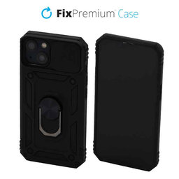 FixPremium - Pouzdro CamShield pro iPhone 13 a 14, černá