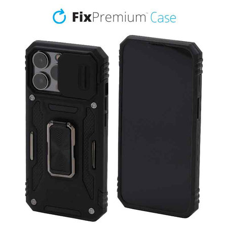 FixPremium - Pouzdro CamShield pro iPhone 13 Pro, černá