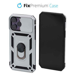 FixPremium - Pouzdro CamShield pro iPhone 13 Pro Max, bílá