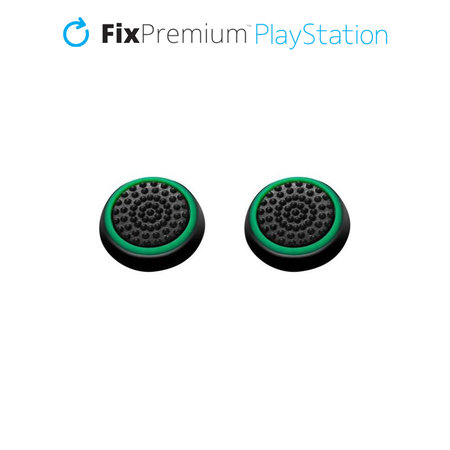 FixPremium - PS4/PS5 Controller Grip Caps - Set 2ks, zelená