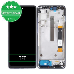 Motorola Moto G200 XT2175 - LCD Displej + Dotykové Sklo + Rám (Black) TFT