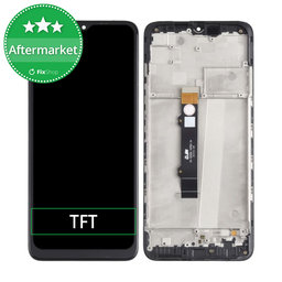 Motorola Moto G50 XT2137 - LCD Displej + Dotykové Sklo + Rám (Steel Gray) TFT