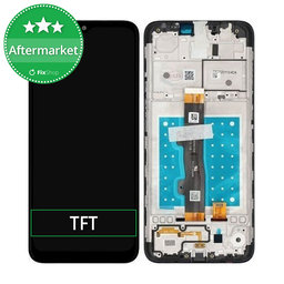 Motorola Moto E7 XT2095 - LCD Displej + Dotykové Sklo + Rám (Mineral Gray) TFT