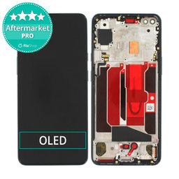 OnePlus Nord - LCD Displej + Dotykové Sklo + Rám (Black) OLED