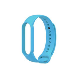 FixPremium - Silikonový Řemínek pro Xiaomi Mi Band (5/6/7/7 NFC), modrá