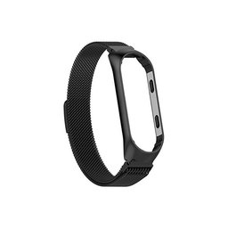 FixPremium - Řemínek Milanese Loop pro Xiaomi Mi Band (5/6/7/7 NFC), černá