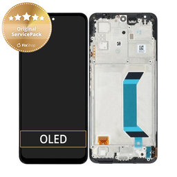 Xiaomi Redmi Note 12 5G - LCD Displej + Dotykové Sklo + Rám (Black) - 560001M17P00 Genuine Service Pack