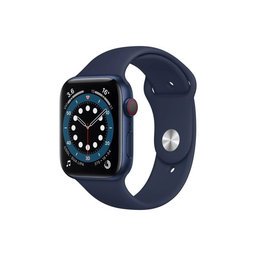 FixPremium - Silikonový Řemínek pro Apple Watch (42, 44, 45 a 49mm), modrá