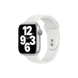 FixPremium - Silikonový Řemínek pro Apple Watch (42, 44, 45 a 49mm), bílá