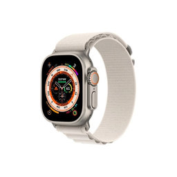 FixPremium - Řemínek Alpine Loop pro Apple Watch (38, 40 a 41mm), starlight