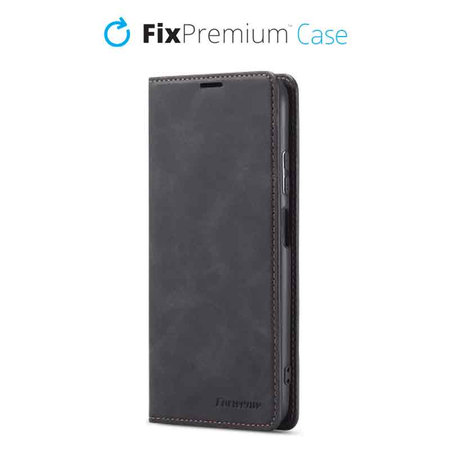 FixPremium - Puzdro Business Wallet pro iPhone 12 Pro Max, černá