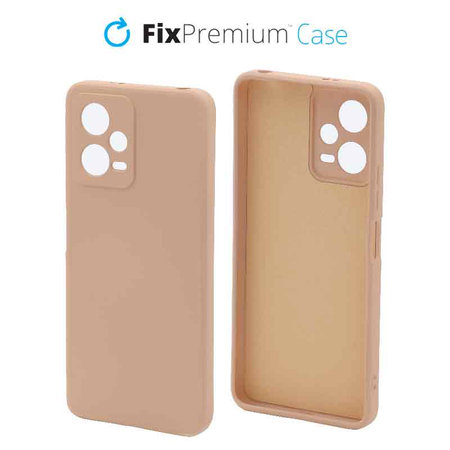 FixPremium - Puzdro Rubber pro Xiaomi Redmi Note 12 5G, oranžová