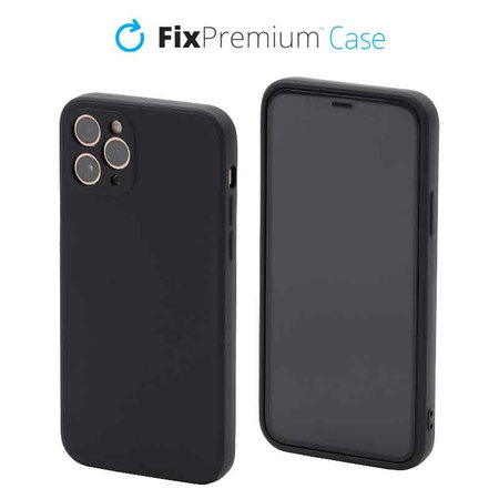 FixPremium - Puzdro Rubber pro iPhone 11 Pro, černá