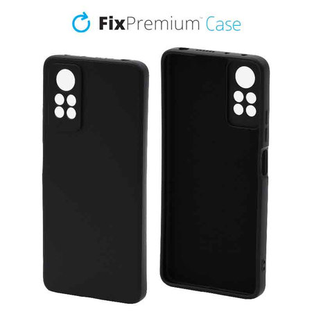 FixPremium - Puzdro Rubber pro Xiaomi Redmi Note 12 Pro, černá