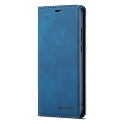 FixPremium - Puzdro Business Wallet pro iPhone 14 Plus, modrá