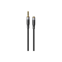 Elough - Jack 3.5mm (F) / Jack 3.5mm (M) AUX Kabel (1m), černá