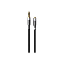 Elough - Jack 3.5mm (F) / Jack 3.5mm (M) AUX Kabel (2m), černá