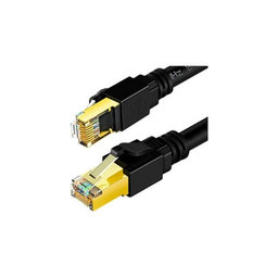 FixPremium - Síťový Kabel - RJ45 / RJ45 (1m), černá