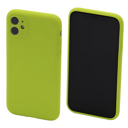 FixPremium - Silikónové Pouzdro pro iPhone 11, neon green