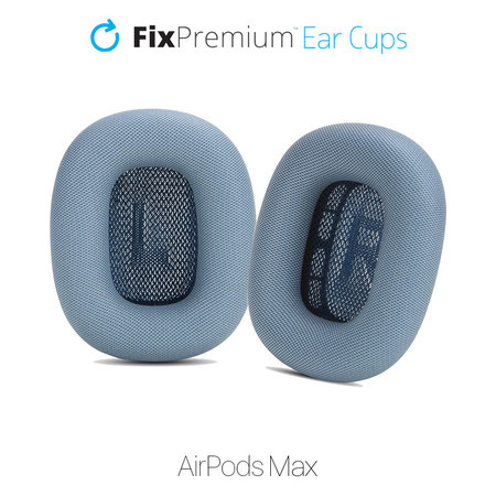 FixPremium - Náhradní Náušníky pro Apple AirPods Max (Fabric), modrá