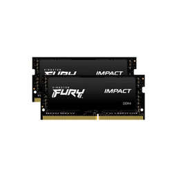 Kingston Fury Impact - Operační Paměť SO-DIMM 32GB (2x16GB) DDR4 2666MHz - KF426S15IBK2/32 Genuine Service Pack