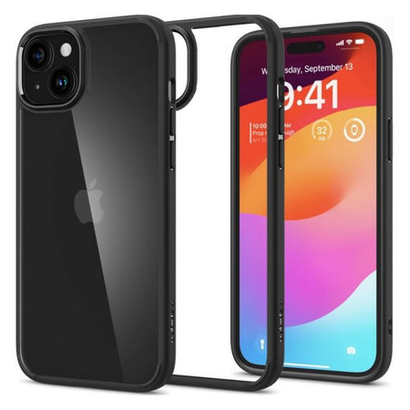 Spigen - Pouzdro Ultra Hybrid pro iPhone 15 Plus, matte black