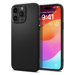 Spigen - Pouzdro Liquid Air pro iPhone 15 Pro, matte black