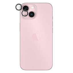 PanzerGlass - Ochranný Kryt Objektivu Fotoaparátu Hoops pro iPhone 15 a 15 Plus, transparentná