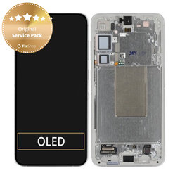 Samsung Galaxy S24 Plus S926B - LCD Displej + Dotykové Sklo + Rám (Marble Grey) - GH82-33410B Genuine Service Pack