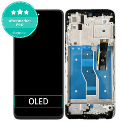 Motorola Moto G82 5G XT2225 - LCD Displej + Dotykové Sklo + Rám (Meteorite Grey) OLED