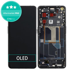 OnePlus 11 PHB110 - LCD Displej + Dotykové Sklo + Rám (Titan Black) OLED